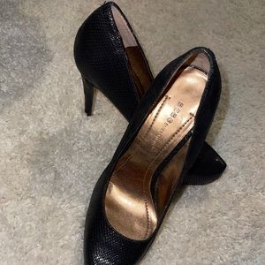 Black BCBG Parade Platform Pumps